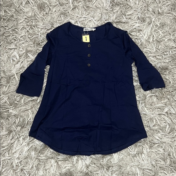 Classic Navy Women's Blouse - Picture 1 of 1